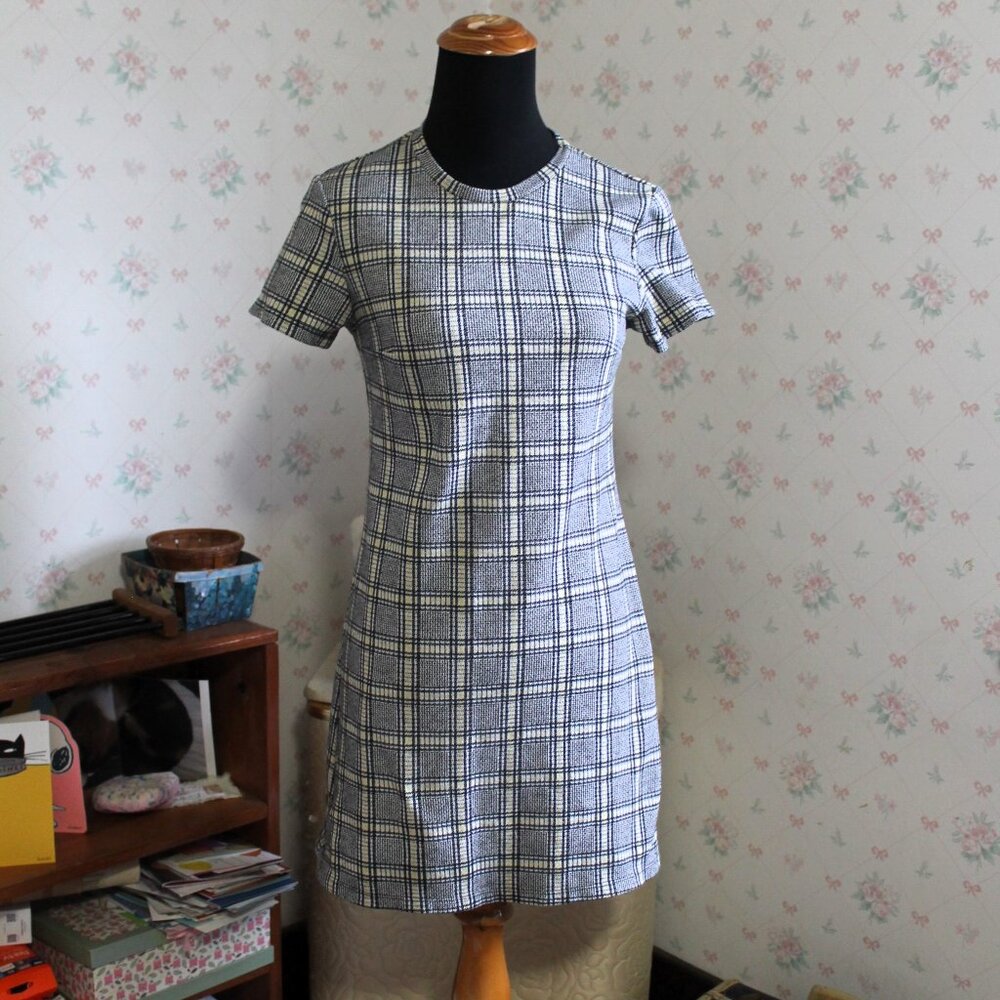 2/$10 H&M Divided Plaid Mini Dress, XS